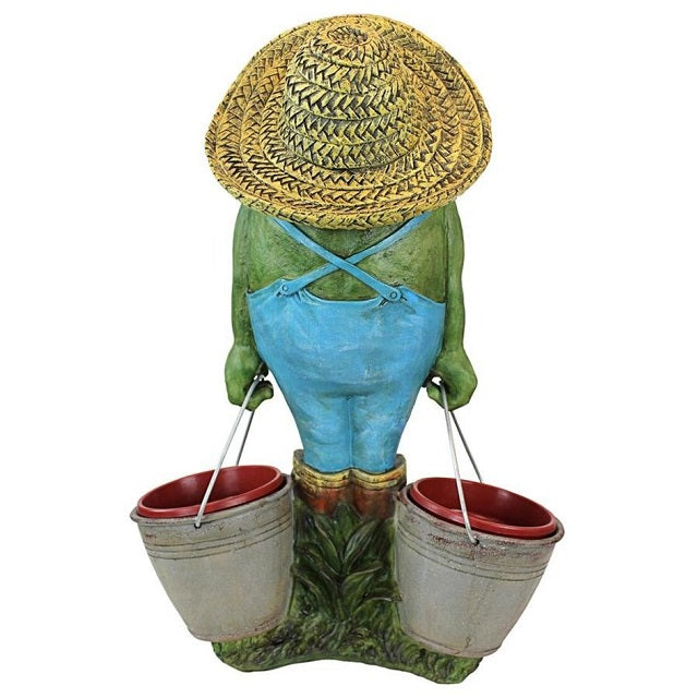 Buckets the Garden Frog Statue