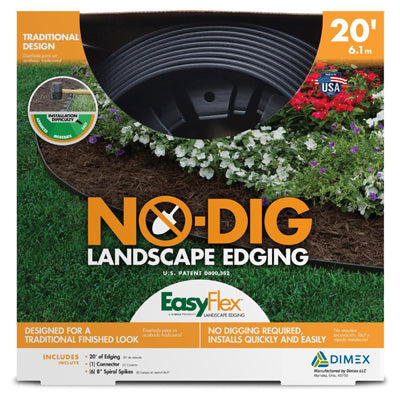 EasyFlex No-Dig Landscape Edging Kit, 20 Ft. 3000-20-6