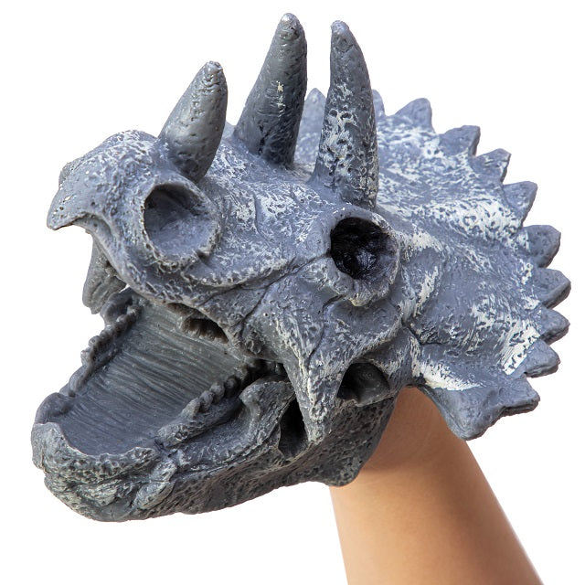Dino Skull Hand Puppet, Assorted