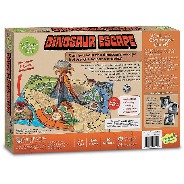 Dinosaur Escape Cooperative Board Game for Kids