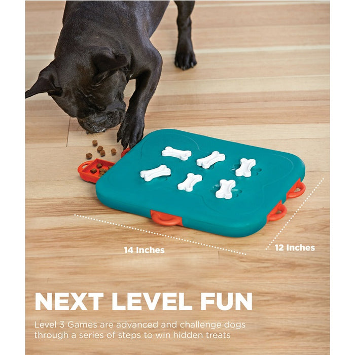 Nina Ottosson Casino Interactive Dog Treat Puzzle Toy, Level 3
