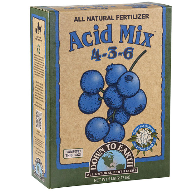 Down To Earth Acid Mix Fertilizer, 5 lbs.