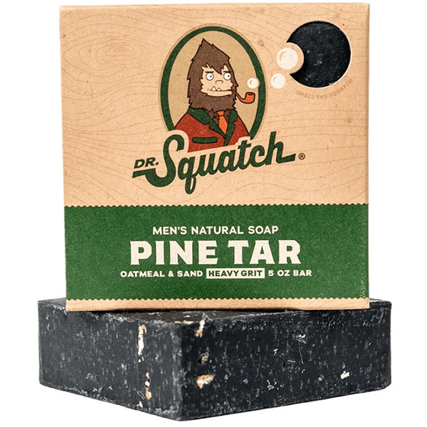DR. SQUATCH Holiday Snowy Pine Tar Bar Soap - 5oz