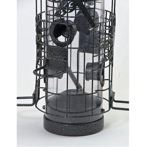 Audubon Dragonfly-Design Squirrel-Resistant Caged Tube Feeder NA32431/23812
