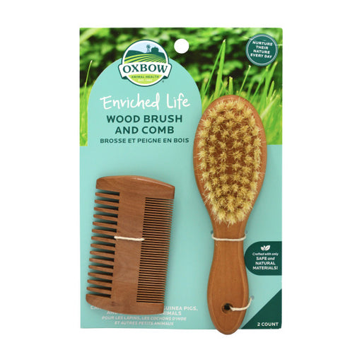 Oxbow Enriched Life - Wood Brush & Comb