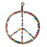 Peace Sign Round Bead Paper Bead Ornament, Multicolor