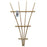 Wood Fan-Style Trellis 60 in. Natural FT0060