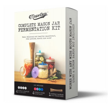 Masontops Complete Fermentation Kit for Vegetables- 9 Pieces