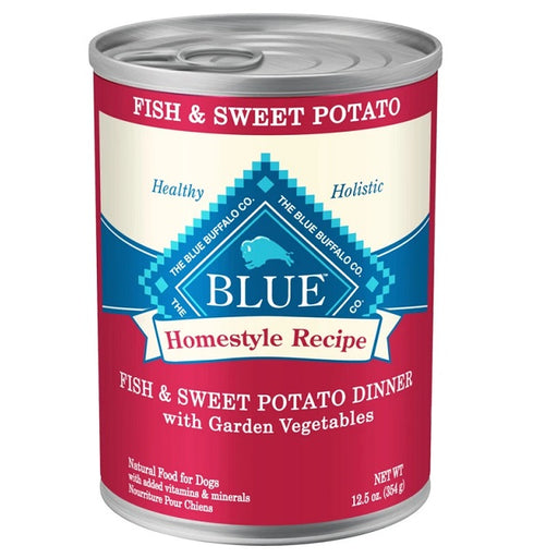 Blue Buffalo Homestyle Recipe Fish & Sweet Potato Dinner with Garden Vegetables Canned Dog Food