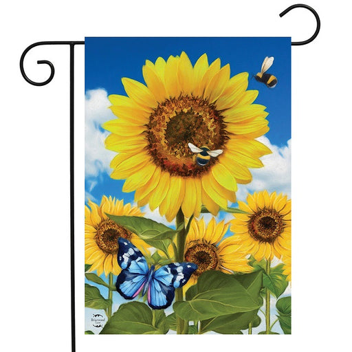 Briarwood Lane Sunflowers and Bees Garden Flag