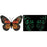 3D Glow-in-the-Dark Butterfly Magnet, Assorted