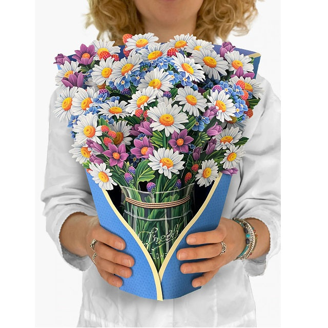 Field of Daisies - Pop-Up Bouquet Card
