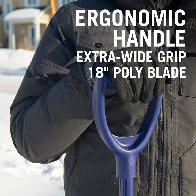 Garant Yukon 18-Inch Poly Blade Ergonomic Snow Shovel