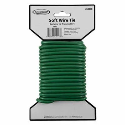 Soft Coated Wire Twist Tie, 16' Light Duty