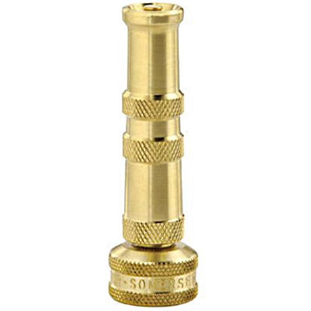 Green Thumb 4-Inch Brass Twist Hose Nozzle