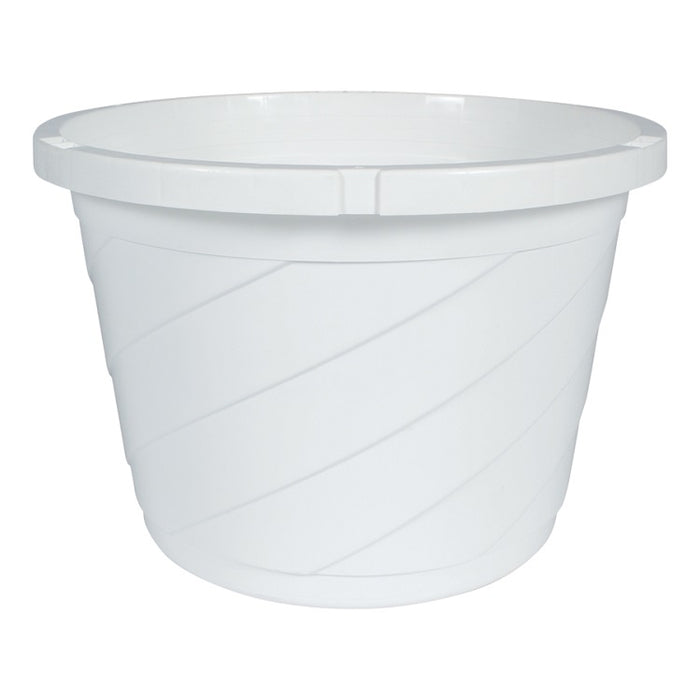 white plastic hanging planter Hanging Basket Planter, White Plastic