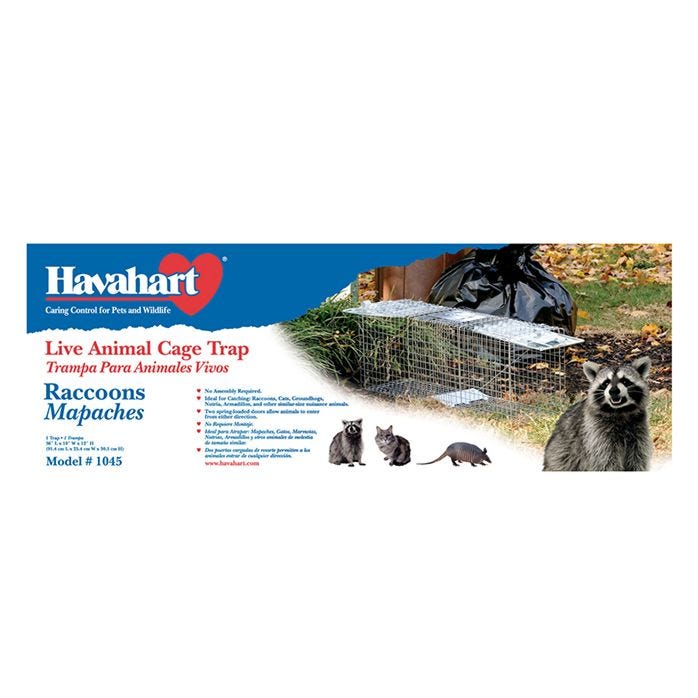 LARGE HAVAHART animal Trap,36 x 12 x 11,Double Door,HD - farm & garden -  by owner - sale - craigslist