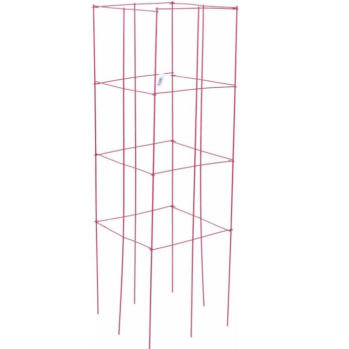 4-Panel Heavy Duty Tomato Tower Cage, Red