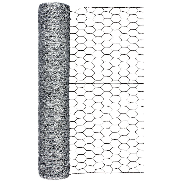 Galvanized Poultry Netting, 1 in. x 24 in. x 50 ft.