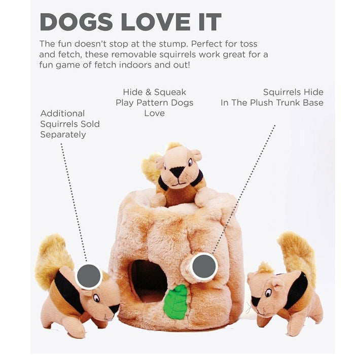 Hide-A-Squirrel Dog Toy, Medium