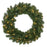 Holiday Wonderland 24" Pre-Lit Artificial Wreath with Warm White Lights