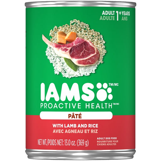Iams ProActive Health Pâté with Lamb and Rice Adult Canned Dog Food