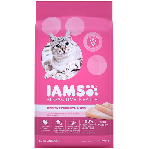 Iams ProActive Health Sensitive Digestion & Skin Dry Cat Food