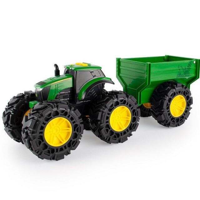 John Deere Monster Treads Tractor & Wagon Set
