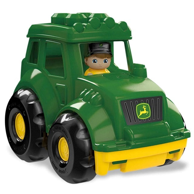 Mega Bloks John Deere Lil' Tractor Building Set With 5 Big Building Blocks