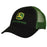 Kid's John Deere Black & Green Mesh Back Trucker Hat