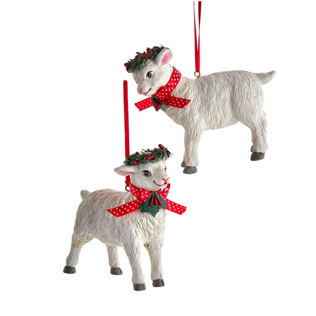 Christmas Lamb Ornament, Assorted