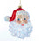 Glass Santa Head Ornament