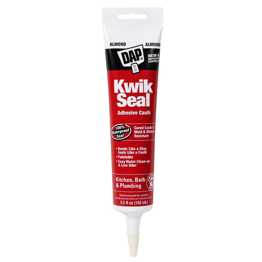 DAP® Kwik Seal® Tub & Tile Adhesive Caulk, 5.5 oz.