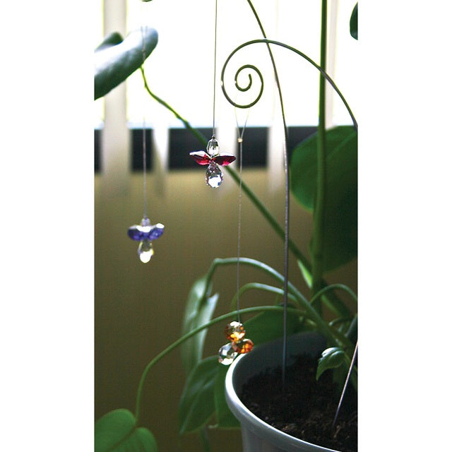 Crystal Guardian Angel Suncatcher - Emerald (May)