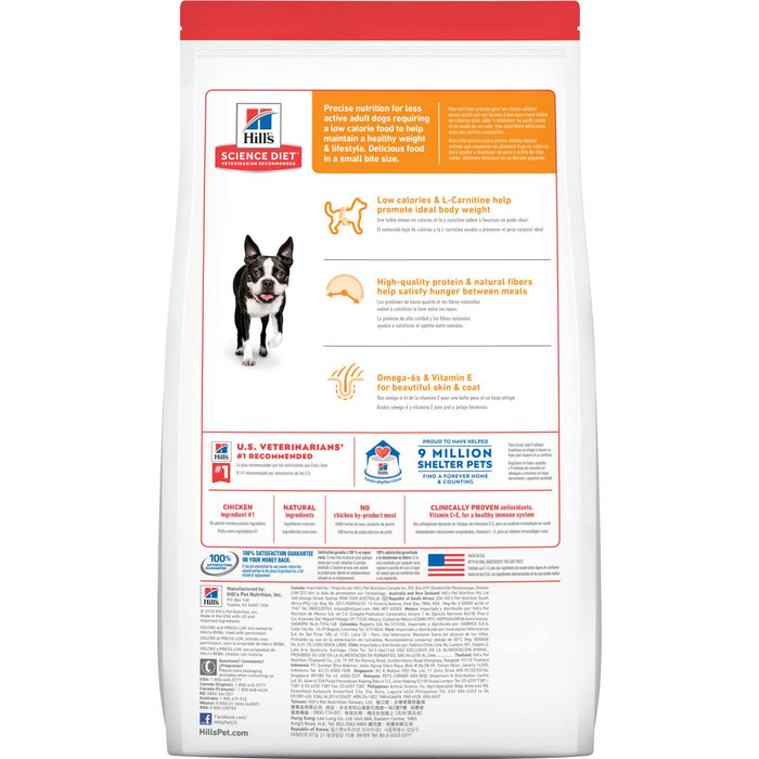 Hill's Science Diet Adult 1-6 Light Small Bites Dry Dog Food 15-Lbs.