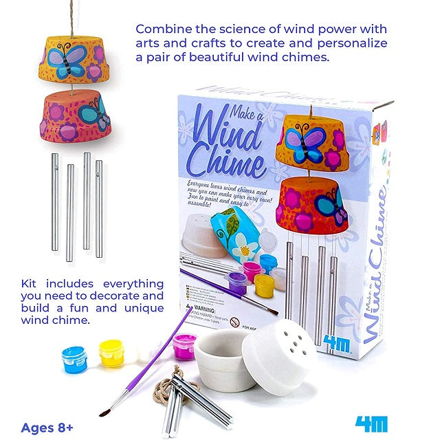 Wind Chime Kit Art and Craft DIY Wind Powered Musical Chime