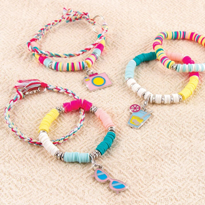 Summer Vibes Heishi Bead Bracelet Jewelry Kit