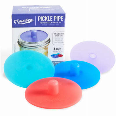 Pickle Pipes Fermentation Airlock, Wide Mouth - 4 Pack