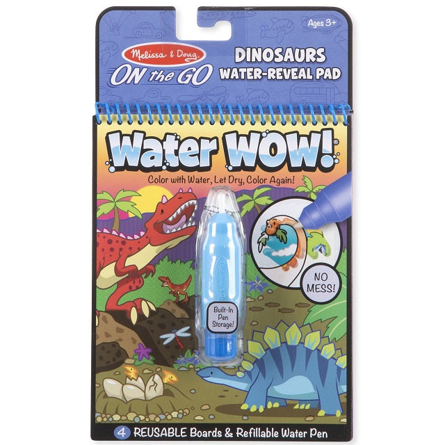 Melissa & Doug On the Go Water Wow! Water-Reveal Coloring Pad - Dinosaurs