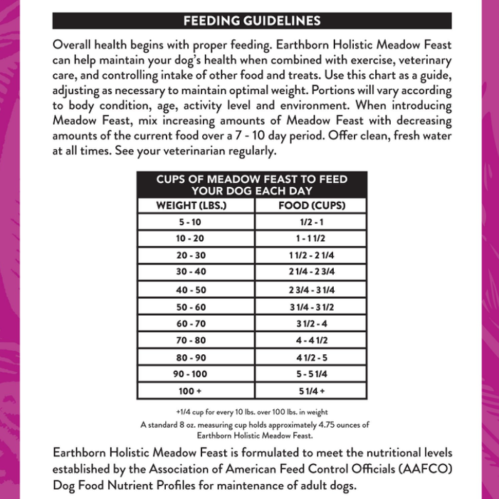 Earthborn holistic grain free meadow feast dog shop food