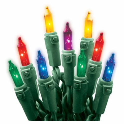 Holiday Wonderland 100-Count Multi-Color Incandescent Mini String Lights