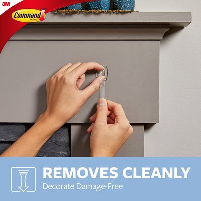 Command™ Clear Mini Hook 6 Pack