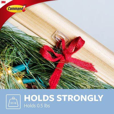Command™ Clear Mini Hook 6 Pack
