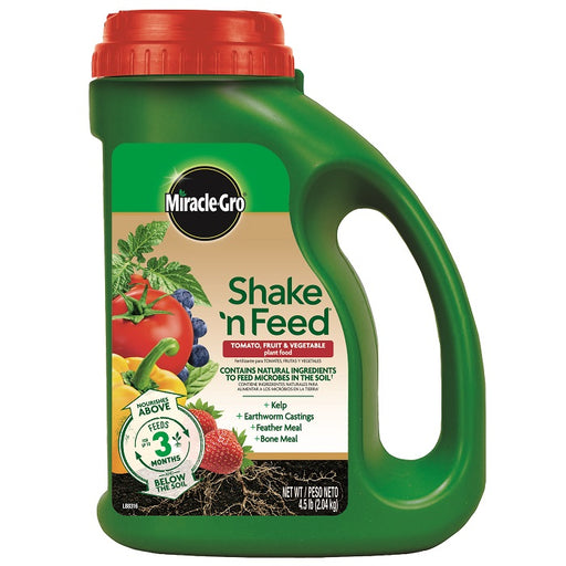 Miracle-Gro® Shake 'n Feed® Tomato, Fruit & Vegetable Plant Food, 4.5 Lb.