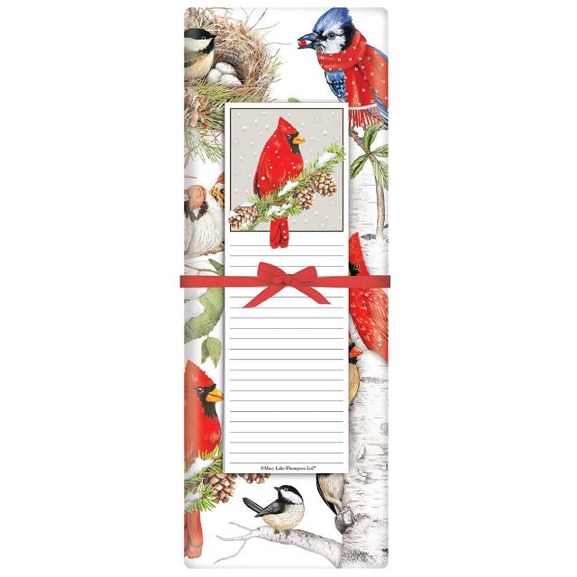 Winter Birds Notepad Set