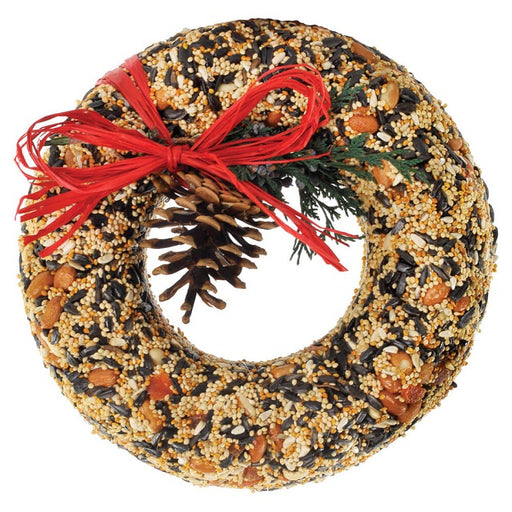 Mr. Bird 9-inch Wildfeast Seed Wreath