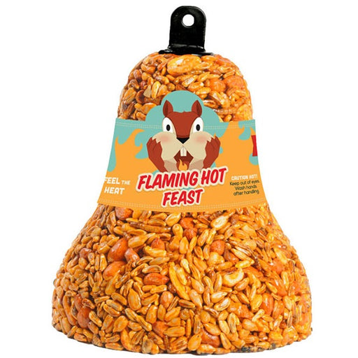 Mr. Bird Flaming Hot Feast Outdoor Bird Bell