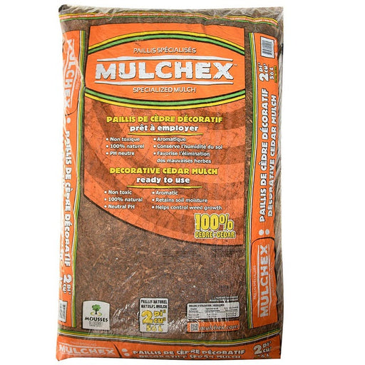 Mulchex Natural Cedar Mulch, 2 Cu. Ft. Bag