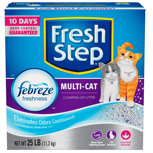 Fresh Step with Febreze Multi-Cat Clumping Litter