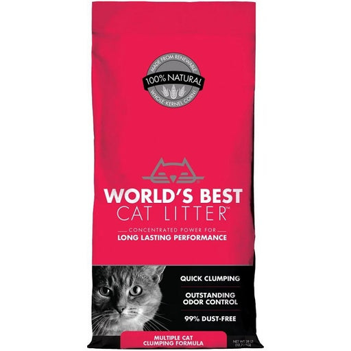 World's Best Multiple Cat Clumping Formula Cat Litter 28 Lbs.